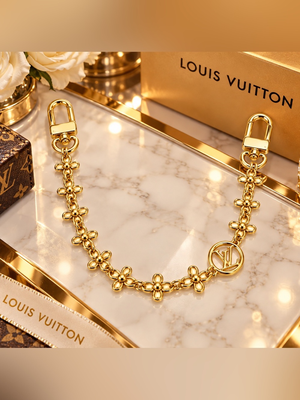 Gold Bag Charm